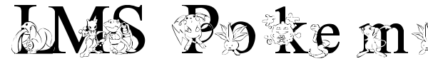 LMS Pokemon Master font preview